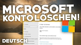 2024 Microsoft KONTO LÖSCHEN  Deutsches Tutorial  Einfach und Schnell [upl. by Oira]