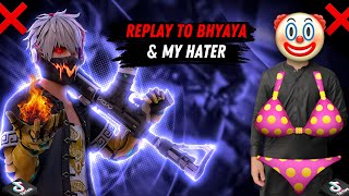 REPLAY VIDEO AND BRUTAL ROAST FOR MY HATER 🤬 [upl. by Nipahc489]