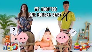 WE ADOPTED ONE KOREAN BABY👼👨‍🍼 Indian Korean couple [upl. by Ellemrac]