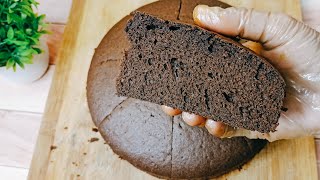 best chocolate sponge recipechocolate cakesponge cakebasic spongesponge for frostingcakebaking [upl. by Lars878]