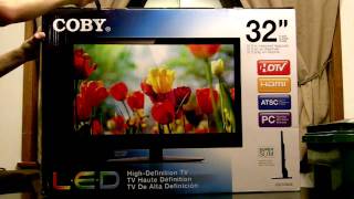 Coby 32quot LED Unboxing [upl. by Iffar786]