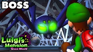 Luigis Mansion Dark Moon  Gloomy Manor  Confront the Source Boss Fight Nintendo 3DS [upl. by Arutek]