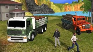 12Wheeler truck 😱  cargo truck simulator game offline and offroad gamer [upl. by Nylarac466]