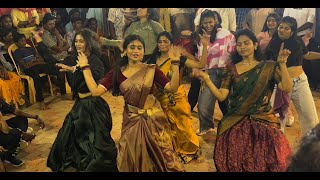 4K Tamil Actress Group Dance Divya Duraiswamy and Priya Madhu  Kulasai Dasara Disco 2024 [upl. by Eilyw181]