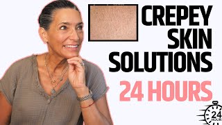 How to Fix Your Crepey Skin in Less than 24 Hours  Peaches Skin Care [upl. by Abbott]