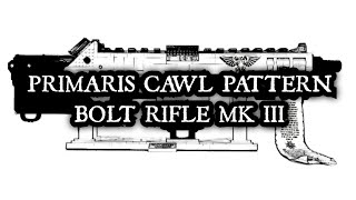 LEGO Primaris Cawl Pattern Bolt Rifle MK III [upl. by Siddon]