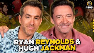 RYAN REYNOLDS DEADPOOL amp HUGH JACKMAN WOLVERINE  Podpah 805 [upl. by Bundy523]