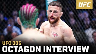 Merab Dvalishvili Octagon Interview  UFC 306 [upl. by Ardek]