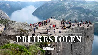 Preikestolen Pulpit Rock  Norway Road Trip Highlights [upl. by Hgielram646]