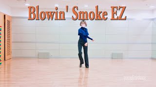 Blowin Smoke EZ linedance  Cho Kaye Crooks [upl. by Noemis]