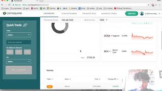 Complete Guide to Buying Cryptocurrency in Canada Bitcoin Altcoins using Coinsquare [upl. by Illib]