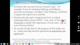 Conceptual Rationale section quotHow toquot video [upl. by Yengac]