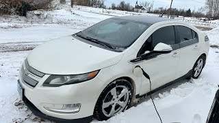 Chevy Volt Battery Change in Very Cold Weather [upl. by Oakie]