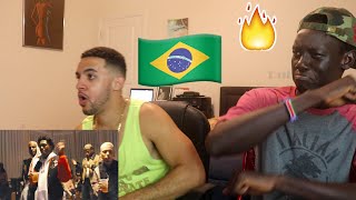 AMERICANS REACT TO BRAZILIAN RAP 🔥 PT 4 RECAYD MOB  POC POC [upl. by Nashoma]