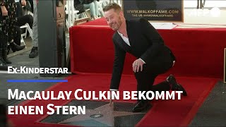 „Kevin allein zu Haus“Star Culkin in Hollywood geehrt  AFP [upl. by Hterag]