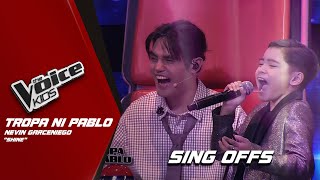 The Voice Kids Nevin Garceniego performs Shine on Coach Pablos side  Sing Offs [upl. by Therron]