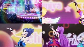 Aikatsu vs Aikatsu On Parade  Take Me Higher [upl. by Admama]