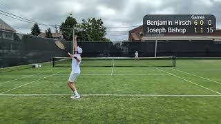 Grass Tournament Final in a Storm Twohanded Forehand vs ATP Pro [upl. by Etolas]