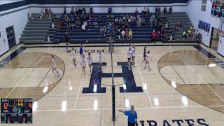 Hudson vs AGWSR High School Girls Varsity Volleyball [upl. by Cacia744]