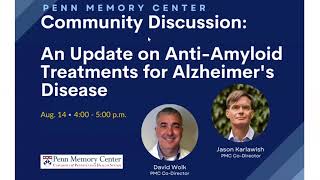 An Update on AntiAmyloid Treatments for Alzheimers Disease [upl. by Aekin517]