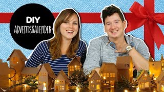 DIY Adventskalender  kerstdorp maken [upl. by Ursola]