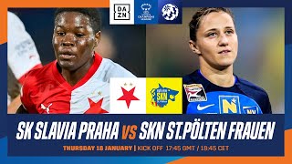 Slavia Praha  St Pölten  UEFA Women’s Champions League Spieltag 4 Ganzes Spiel [upl. by Mannie]