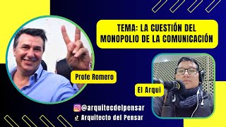 Neoliberalismo y monopolio de la comunicación Charlamos con el Profe Romero neoliberalismo [upl. by Nylecoj]