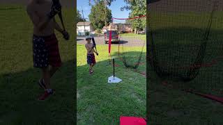 Swinging the NEW DeMarini GOODS USSSA baseball demarini kidsvideo baseballlife [upl. by Dryden]