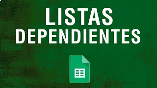 âœ… Listas Dependientes en GOOGLE SHEETS ðŸ˜² 2021 [upl. by Dyun521]