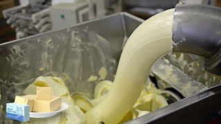 HOW ITS MADE BUTTER  Automatic Production Line With High Technology Machines [upl. by Haimehen]