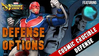 Week 2 Defense Options  Ft Updog  Marvel Strike Force [upl. by Ainud]