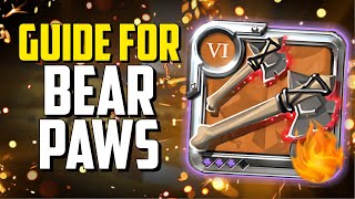 HOW TO BE GOOD USING BEAR PAWS  NEW PLAYERS GUIDE  ALBION ONLINE PVP [upl. by Zebada]