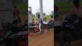 Ktmrc 200 Petrol Pump  rs200 Petrol Pump Video  ktm rider rs200 trending short [upl. by Divad]