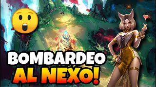 BOMBARDEO AL NEXO REACCIÓN 😱 NUEVO MAPA  LEAGUE OF LEGENDS [upl. by Llenrev218]