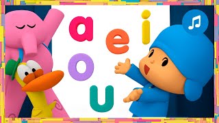 🅰️ RHAPSODY IN VOWELS  Nursery Rhymes amp Baby Songs  Pocoyo [upl. by Ellicul]