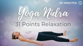 Yoga Nidra Find stillness within yourself  31 points relaxation [upl. by Revned752]