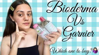 Bioderma VS Garnier micellar water Best makeup removers in India Kp styles [upl. by Gustin962]