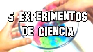 Experimentos caseros para niños faciles y divertidos de hacer en casa Proyectos de ciencia en casa [upl. by Lowrie]