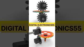 Understanding Gear Mechanisms  Digital Electronics  youtubeshorts virlshort gearmanufacturing [upl. by Maxi585]