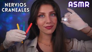 ASMR • Examino tus NERVIOS CRANEALES Test Completo roleplay médico [upl. by Shreeves]