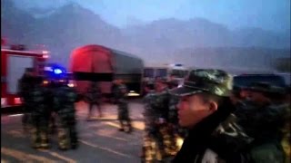 Cina sisma di magnitudo 54 nello Xinjiang i video amatoriali [upl. by Sale]