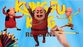 Motu Patlu Matial ArtMotu Patlu Drawing Easy Step By StepDrawing Master [upl. by Cud]