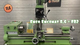 Emco Emcomat 86  FB2 Mill Lathe Svarv Tornio Drehmaschine Accessories [upl. by Amora737]