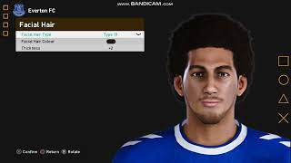 PES 2021 How to create Tyler Onyango 🏴󠁧󠁢󠁥󠁮󠁧󠁿 Everton [upl. by Asiral12]