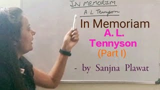 quotIn Memoriamquot by A L Tennyson Analysis Part I tennyson inmemoriam ugcnetenglishliterature [upl. by Eibrab]