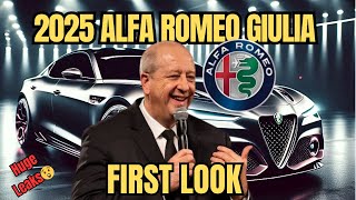 2025 Alfa Romeo Giulia Official Reveal  First Look [upl. by Ayk]