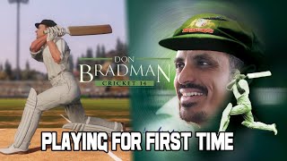 before Sachin amp Kohli era  playing Don Bradman Cricket 14 for FIrst time New Game Live Stream 2023 [upl. by Jarlath]