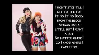 Becky G  Becky From The Block Lyrics [upl. by Palestine]