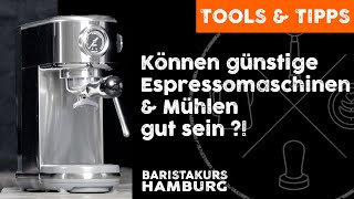 Können günstige Espressomaschinen amp Mühlen gut sein [upl. by Gerome]