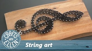 How to make string art  Tutorial [upl. by Amalia450]